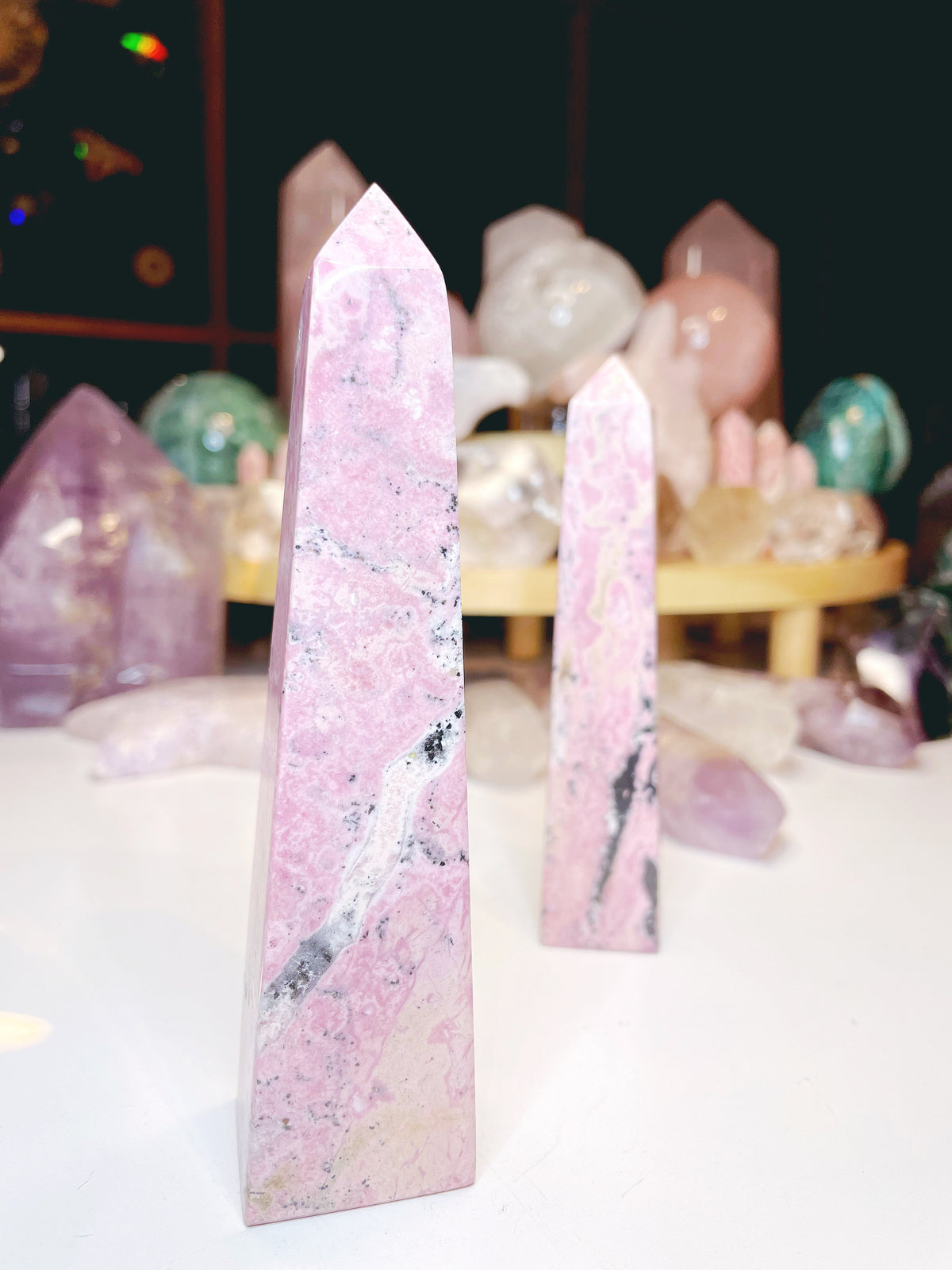 Rhodonite Obelisk