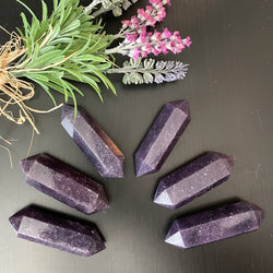 Double Terminated Lepidolite | Crystal Points | Wiccan Center