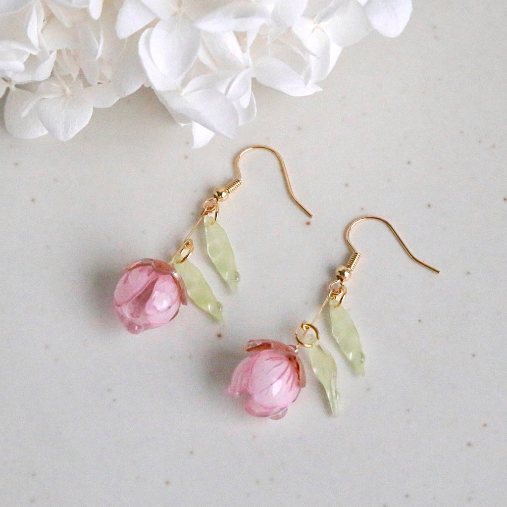 Peach Blossom Buds Earrings