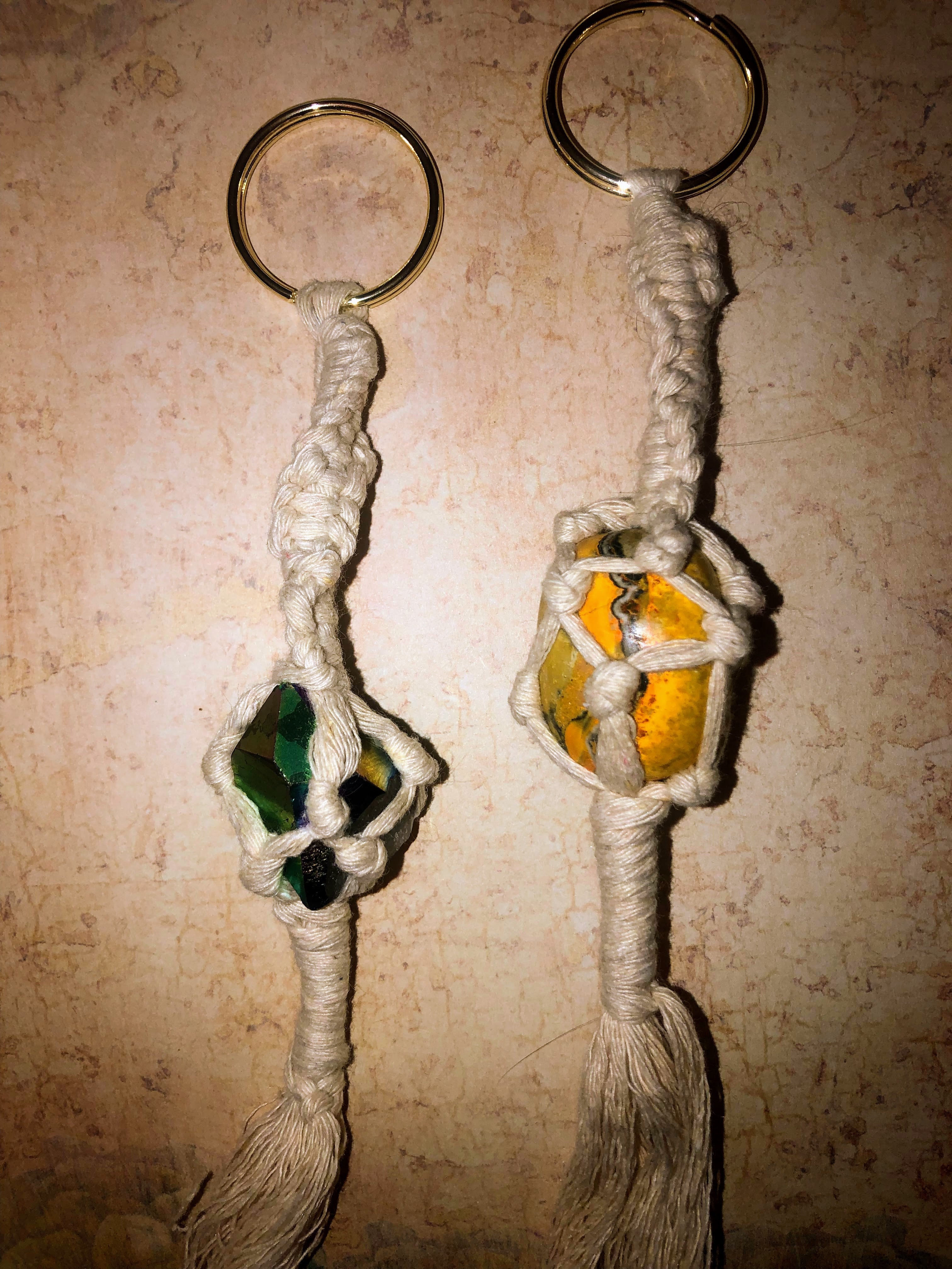 Custom Made crystal keychain | | Wiccan Center