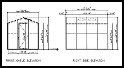 Palmetto Greenhouse 8' x 10' | Greenhouse 8x10 | Wiccan Center