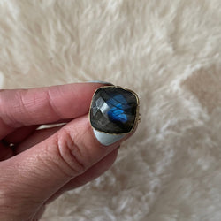 Cushion Cut Gemstone Ring | Rings | Wiccan Center