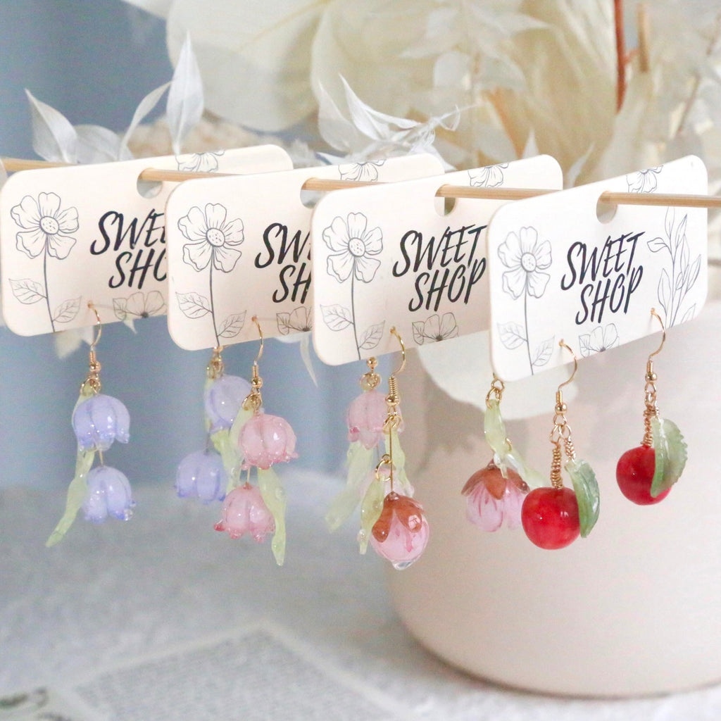 Peach Blossom Buds Earrings