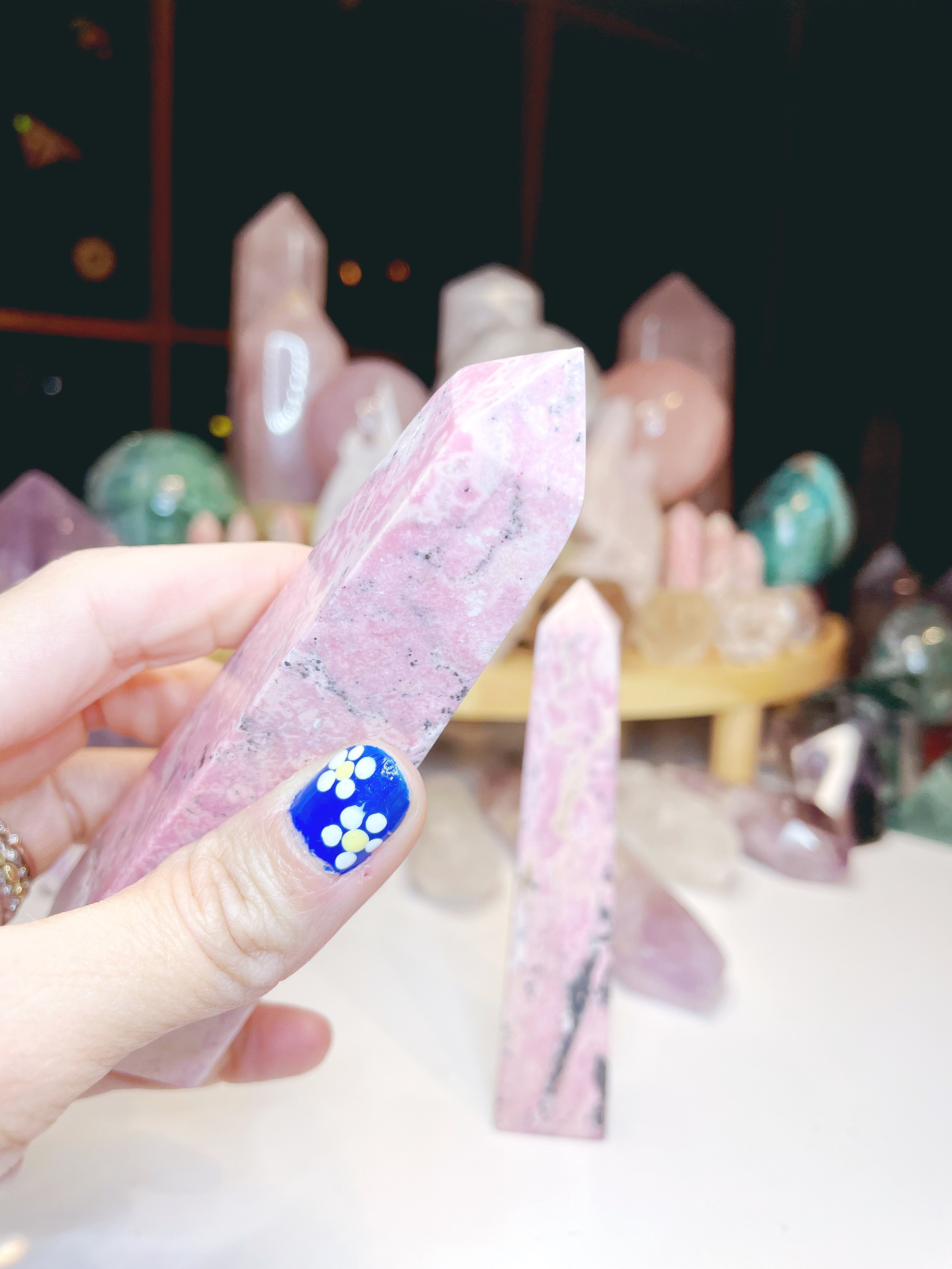 Rhodonite Obelisk