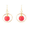 In The Loop Red Magnesite Earrings | Earrings | Wiccan Center