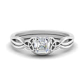 Infinity Celtic Solitaire Wedding Set