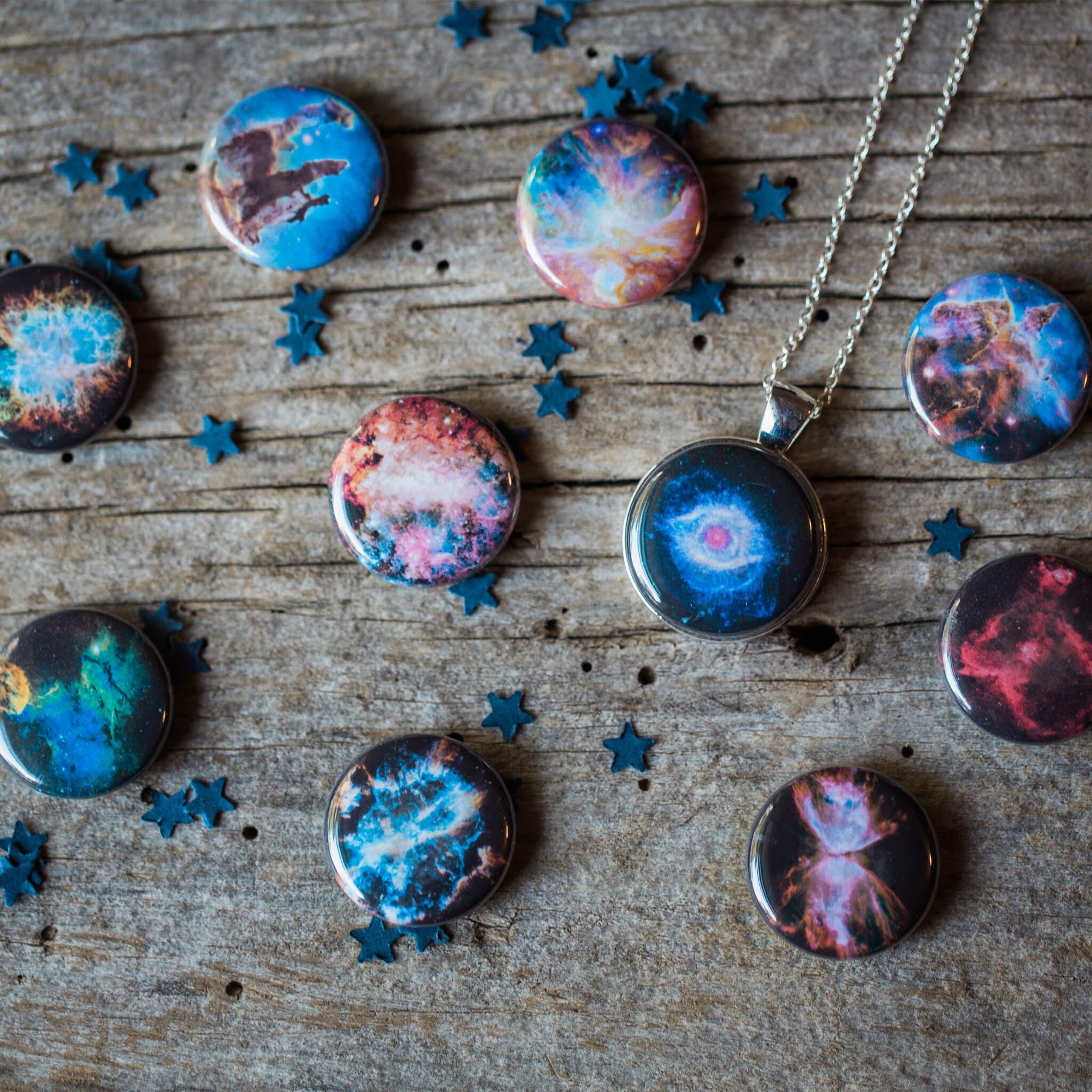 Interchangeable Nebula Necklace | Necklace | Wiccan Center