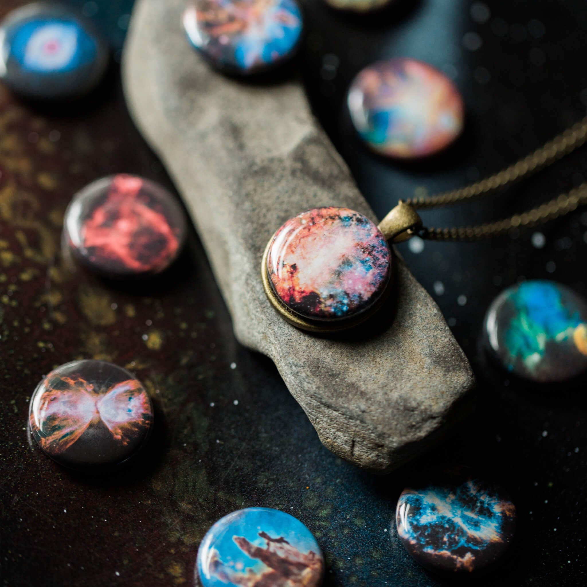 Interchangeable Nebula Necklace | Necklace | Wiccan Center