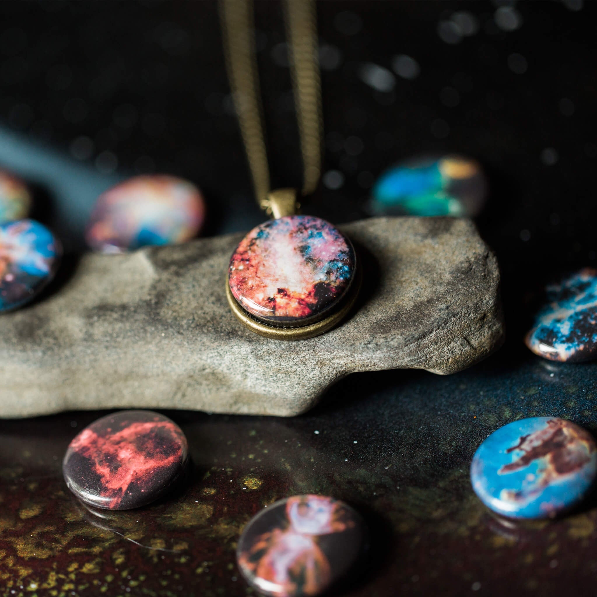 Interchangeable Nebula Necklace | Necklace | Wiccan Center
