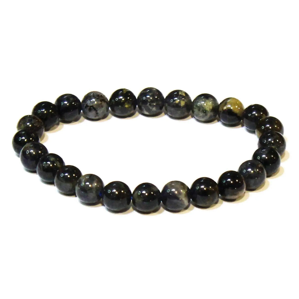 Iolite Round Bead Bracelet - Visionary Guidance | Bracelets | Wiccan Center
