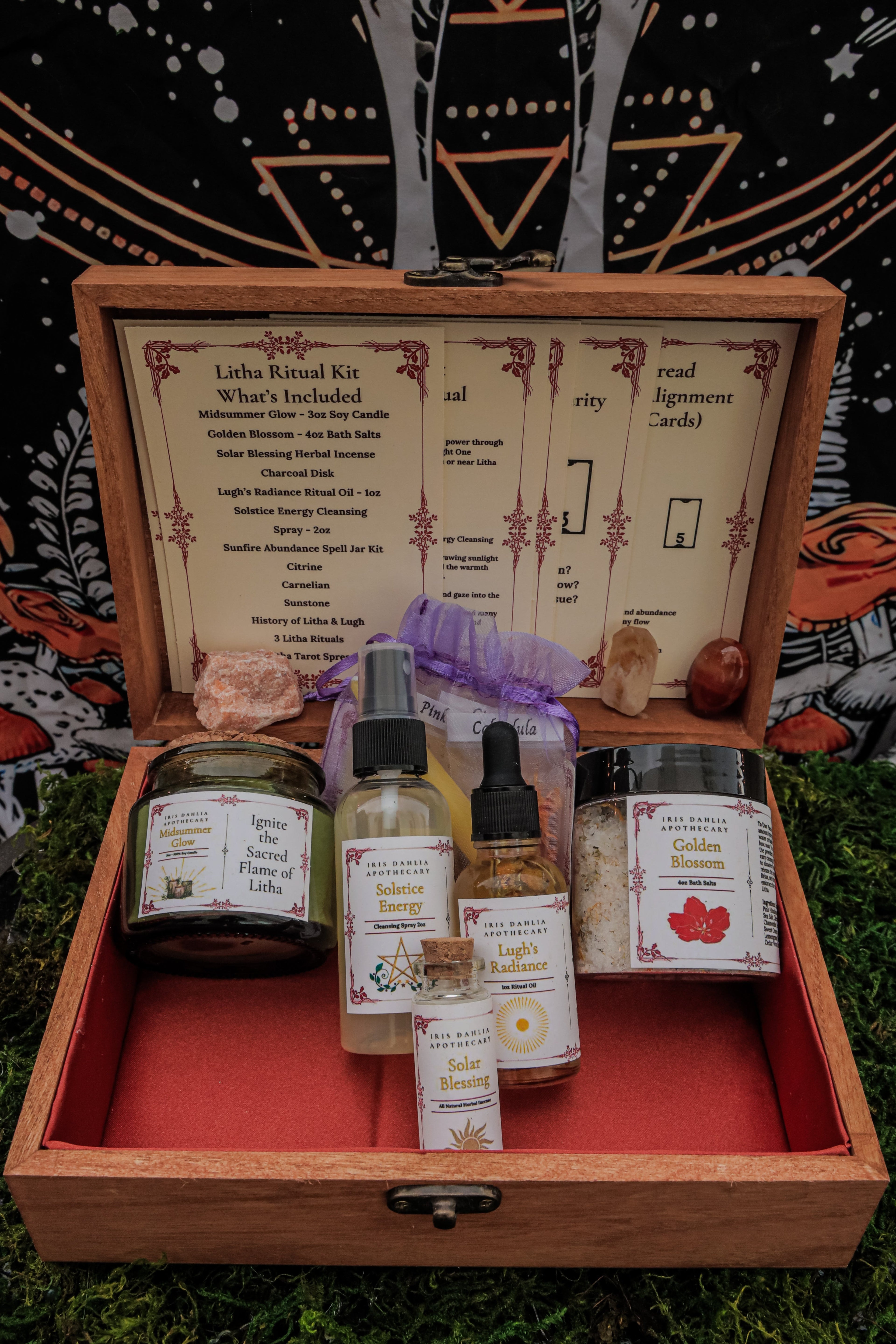 Litha Ritual Kit | Summer Solstice Ritual Kit | Midsummer Witchcraft Supplies | Wheel of the Year | Ritual Set | Wiccan Center