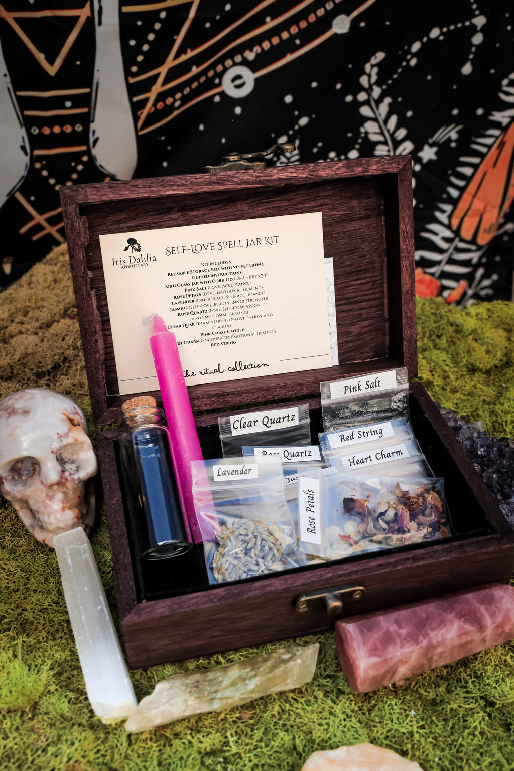 DIY Spell Jar Kit – Custom Witchcraft Kit for Intentions & Rituals | Iris Dahlia Apothecary