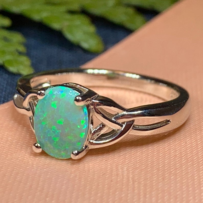 Irish Rain Celtic Ring in Sterling Silver