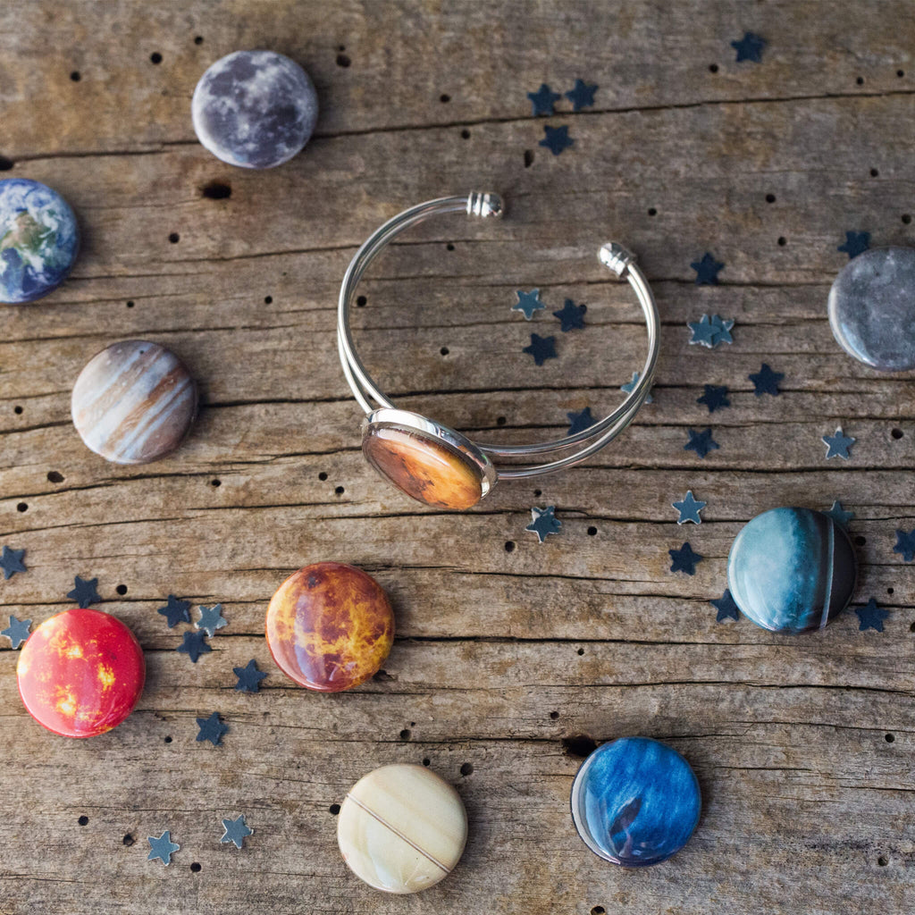 Interchangeable Solar System Cuff Bracelet | Bracelet | Wiccan Center