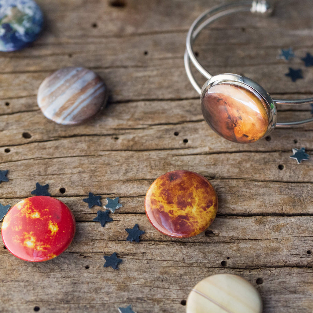 Interchangeable Solar System Cuff Bracelet | Bracelet | Wiccan Center