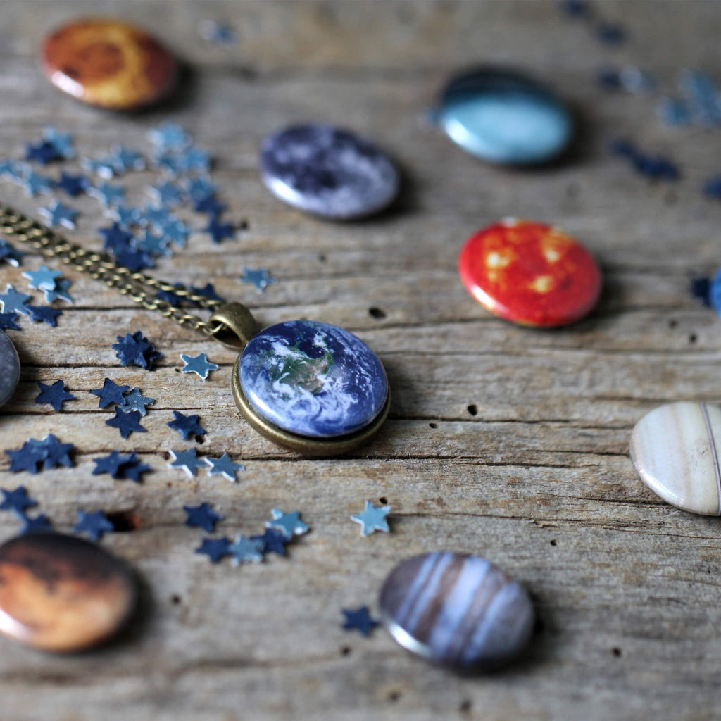 Interchangeable Solar System Necklace | Necklace | Wiccan Center