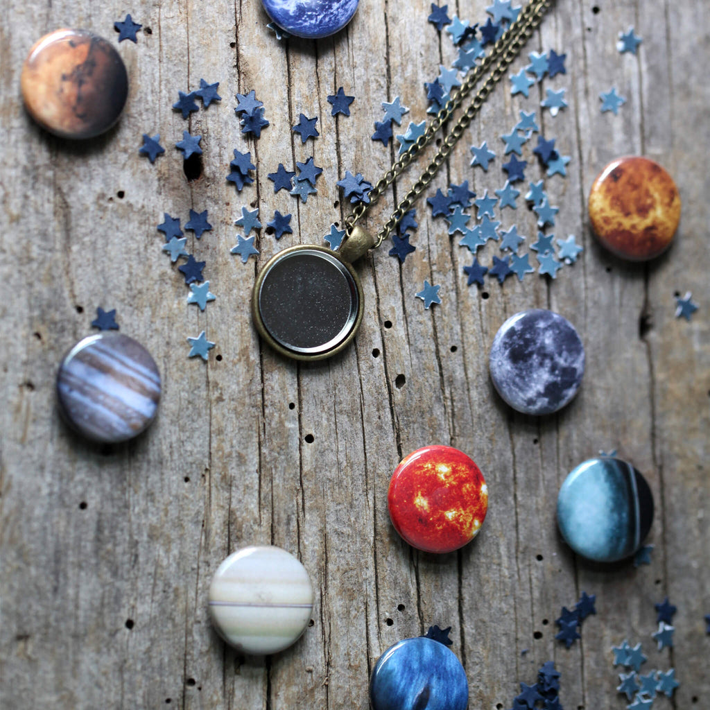 Interchangeable Solar System Necklace | Necklace | Wiccan Center
