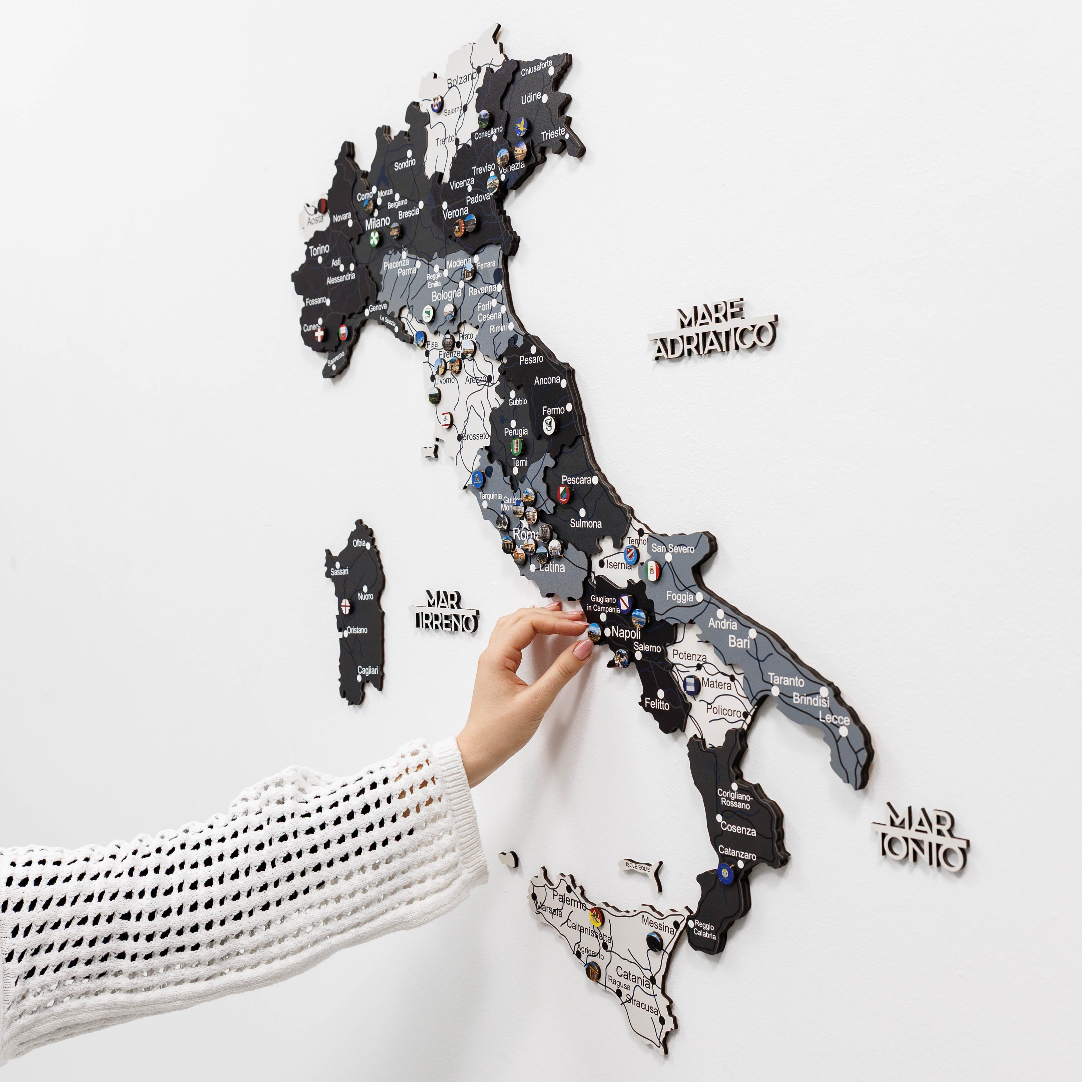 Wooden Map of Italy – Nordik