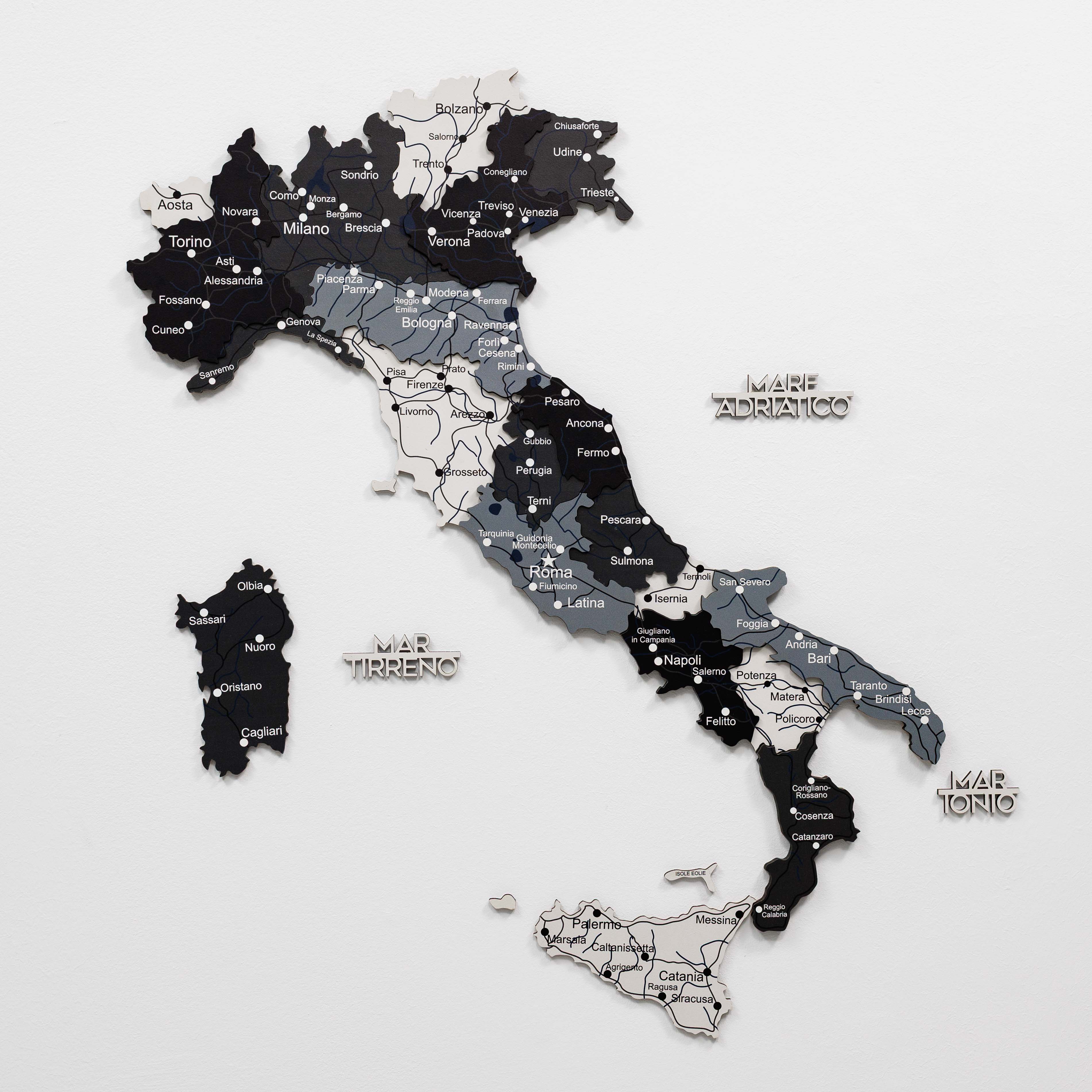 Wooden Map of Italy – Nordik