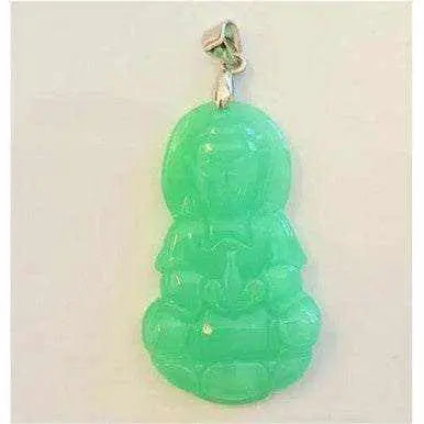 Jade Pendant Necklace Kuanyin | Chains and Necklaces | Wiccan Center