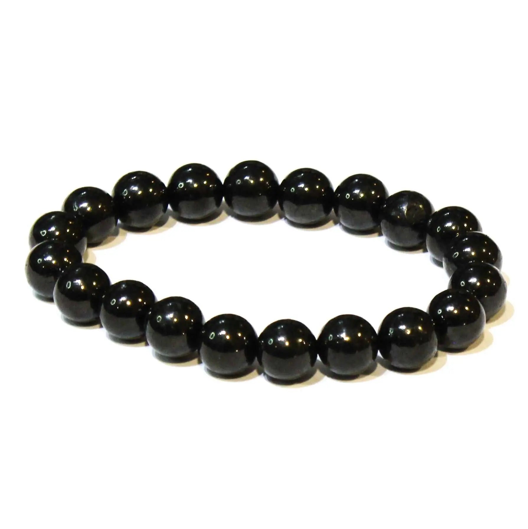 Jet Round Bead Bracelet - Healing Relief | Bracelets | Wiccan Center