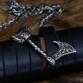 Vikings Axe Celtic Knot Stainless Steel Necklace | Jewelry | Wiccan Center