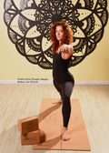 Jūti WANDERER Cork TRAVEL Yoga Mat | Yoga Mat - Hand Painted | Wiccan Center