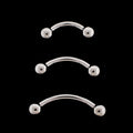 14G Internally Threaded Perfect Curve Barbell | Body Jewelry | Wiccan Center