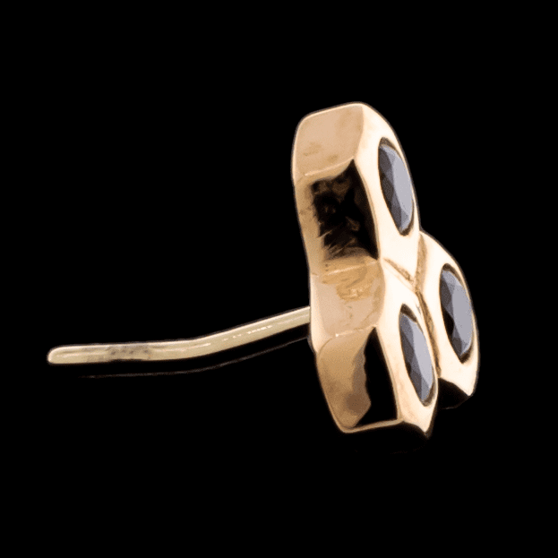 Apis - 18KT Gold Threadless End | Body Jewelry | Wiccan Center