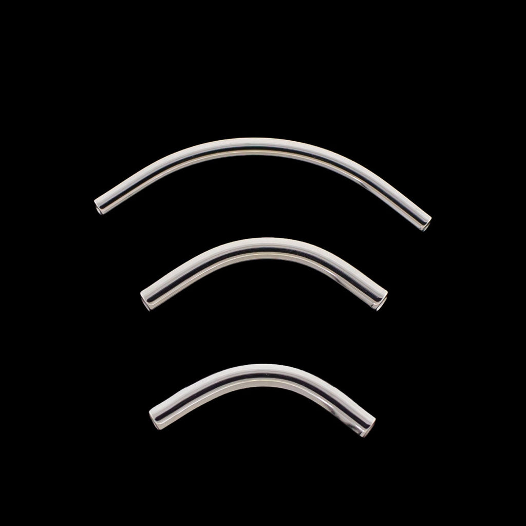 Titanium 14G Internally Threaded Curved Barbell Post | Body Jewelry | Wiccan Center
