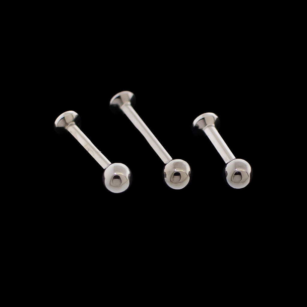 16G/18G Titanium Helix Labret w/ Ball (Internal) | Body Jewelry | Wiccan Center