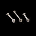 16G/18G Titanium Helix Labret w/ Ball (Internal) | Body Jewelry | Wiccan Center