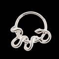 Diablo- Titanium Hinged Ring | Hinged Segment Ring | Wiccan Center