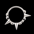 Knox- Titanium Hinged Ring | Hinged Segment Ring | Wiccan Center