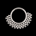 Kattri- Titanium Hinged Ring | Hinged Segment Ring | Wiccan Center