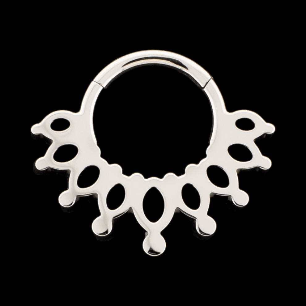 Cadence- Titanium Hinged Ring | Hinged Segment Ring | Wiccan Center