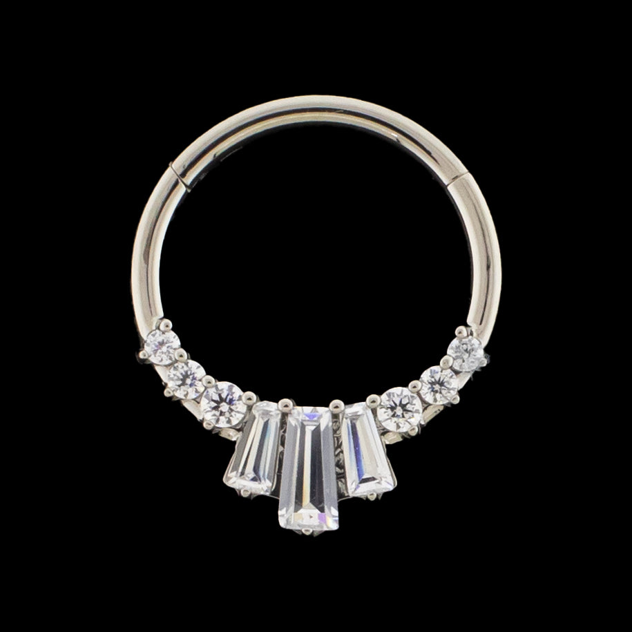 Michelle- Titanium Hinged Ring | Hinged Segment Ring | Wiccan Center