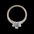 Michelle- Titanium Hinged Ring | Hinged Segment Ring | Wiccan Center