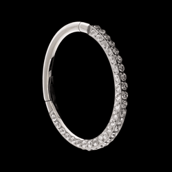 Singapore - Titanium Hinged Ring | Hinged Segment Ring | Wiccan Center