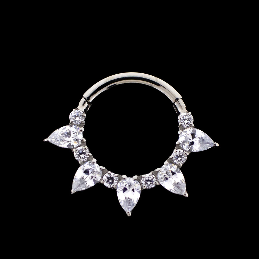 Desiree - Hinged Segment Ring | Body Jewelry | Wiccan Center