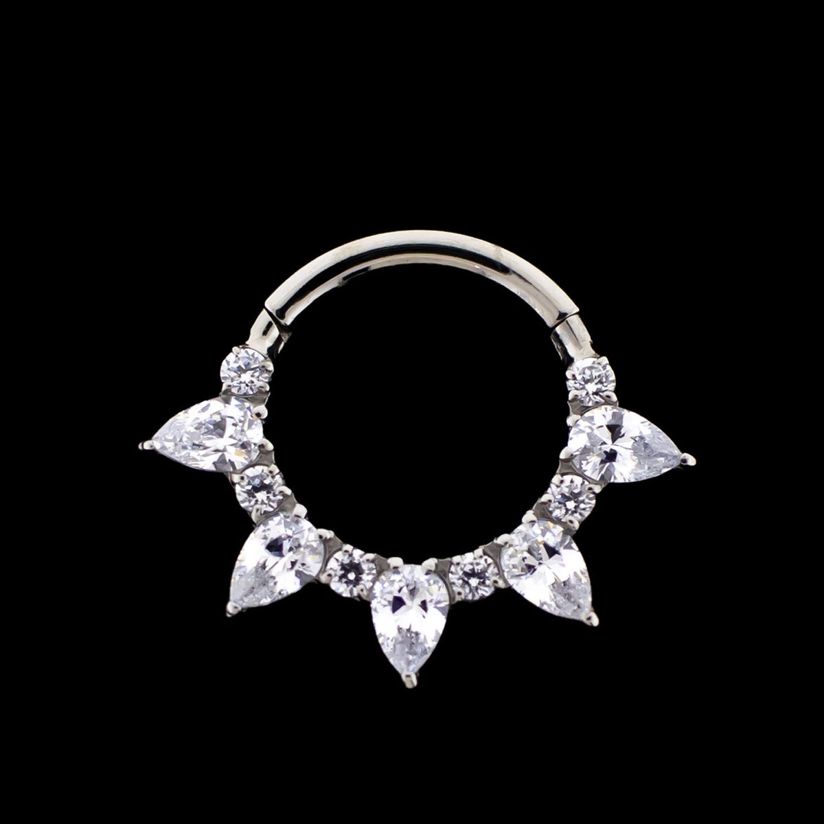 Desiree - Hinged Segment Ring | Body Jewelry | Wiccan Center
