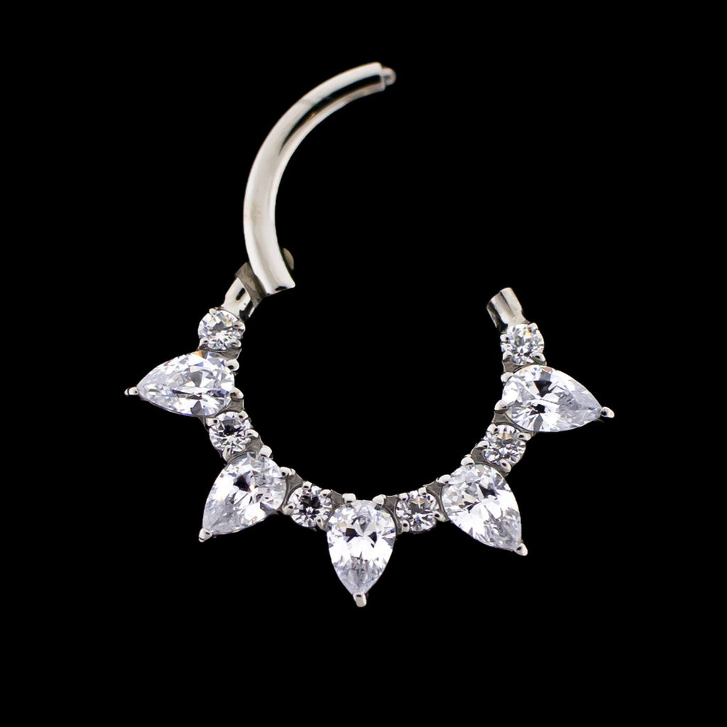 Desiree - Hinged Segment Ring | Body Jewelry | Wiccan Center