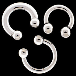 2G Titanium Horseshoe - Internally Threaded | Body Jewelry | Wiccan Center