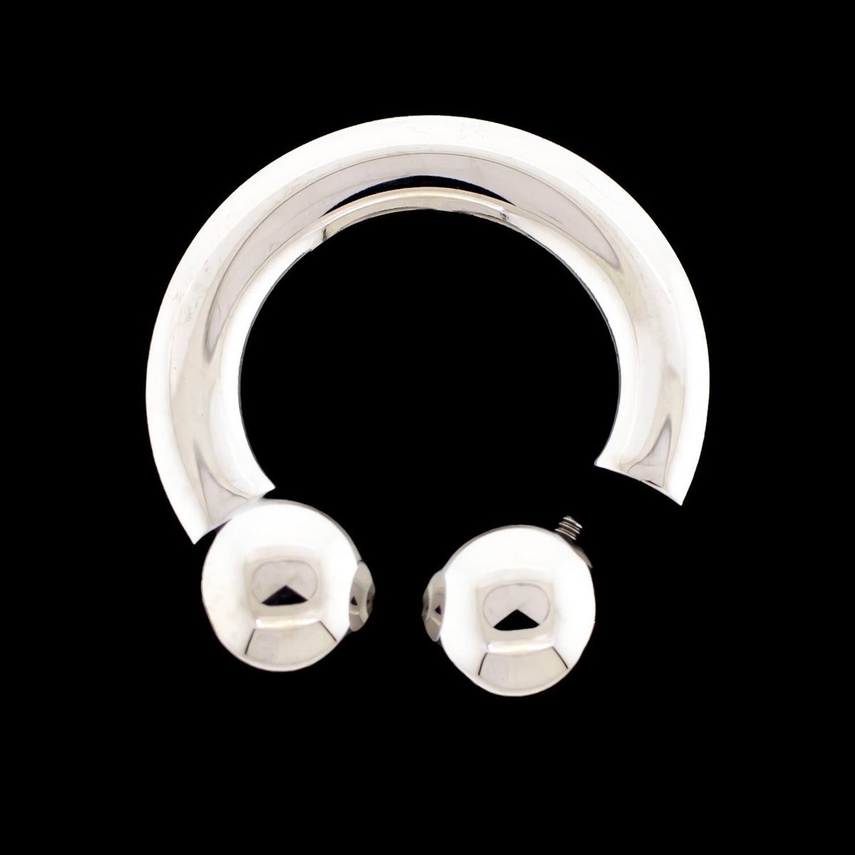 2G Titanium Horseshoe - Internally Threaded | Body Jewelry | Wiccan Center