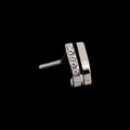 Double Nose Curve With Crystals | Body Jewelry | Wiccan Center