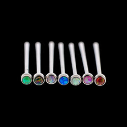 Livie - Titanium Opal Nose Pin | Body Jewelry | Wiccan Center
