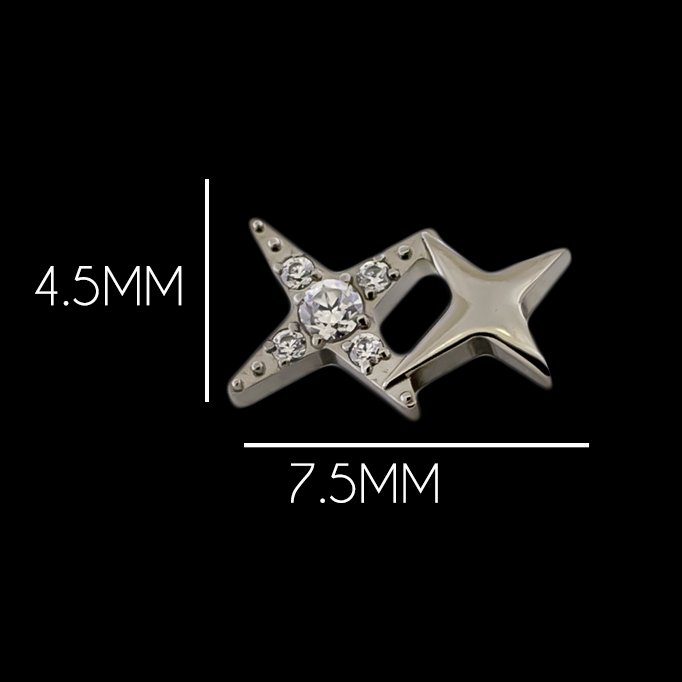 16G/ 18G Astrid - Internally Threaded End | Body Jewelry | Wiccan Center