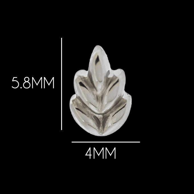 16G/ 18G Fern - Internally Threaded End | Body Jewelry | Wiccan Center