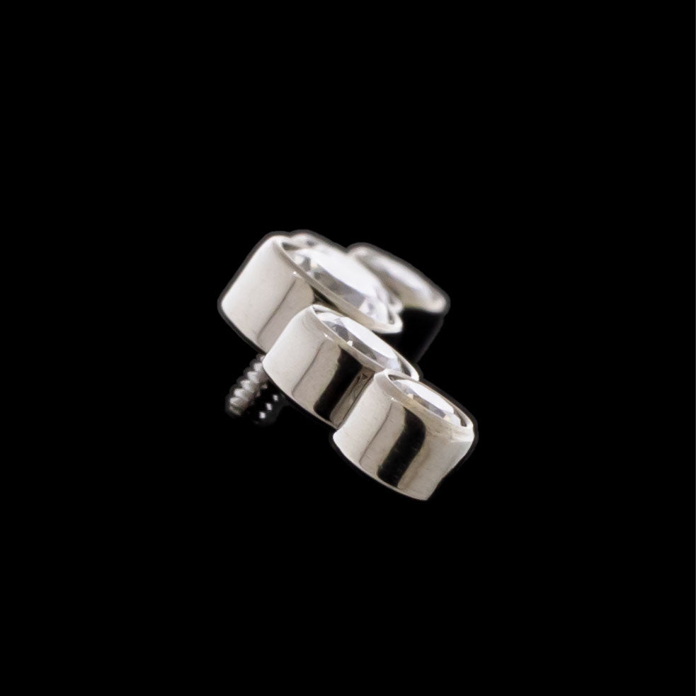 Lux - Premium Zirconia 16G/18G Threaded | Body Jewelry | Wiccan Center