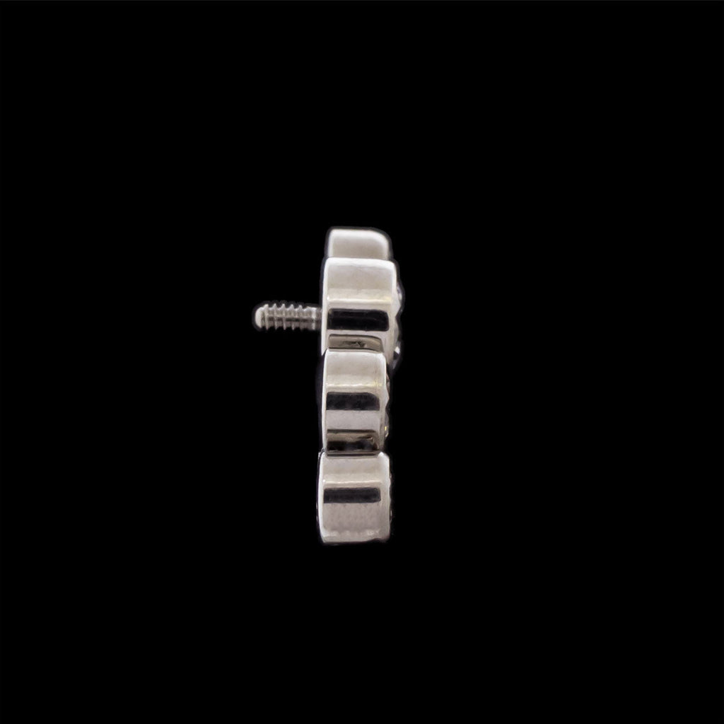 Lux - Premium Zirconia 16G/18G Threaded | Body Jewelry | Wiccan Center
